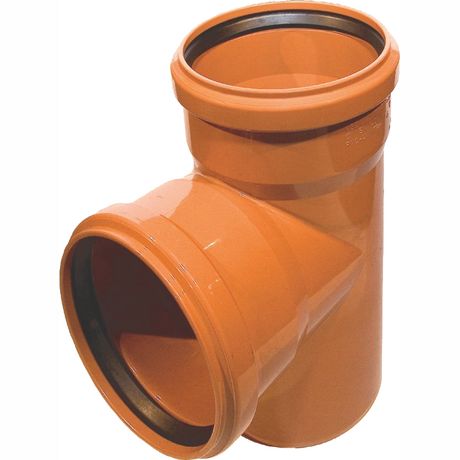 Тройник двухраструбный 87 градусов 160х110 для наружной канализации - 222420 Ostendorf