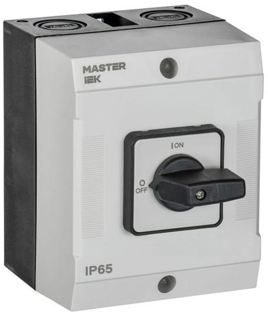 Переключатель кулачковый в боксе стандартная рукоятка 16А схема 10 | MI-CS20-016-010 IEK