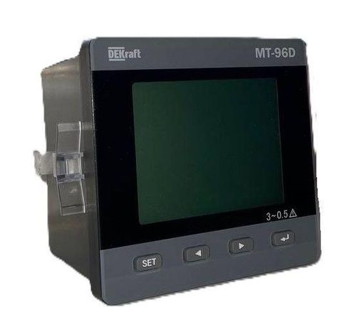 Мультиметр 96х96мм трехфазный, вход 600В 5А, THD+multi-tariff, RS485+DO, МТ-96D - 51509DEK APC