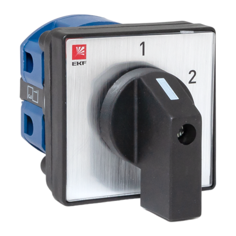 Переключатель кулачковый ПК-1-51 25А 1P «1-2» IP65 | pk-1-51-25-65 EKF