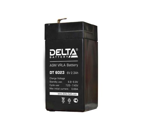 Аккумуляторная батарея ОПС серии DT 6023 6В/2,3Ач | DELTA