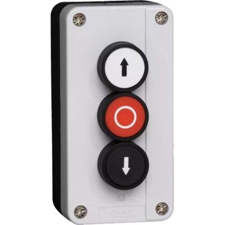 Кнопочный пост NP2-B324, 1НО+1НО+1НЗ (R) | 573947 CHINT