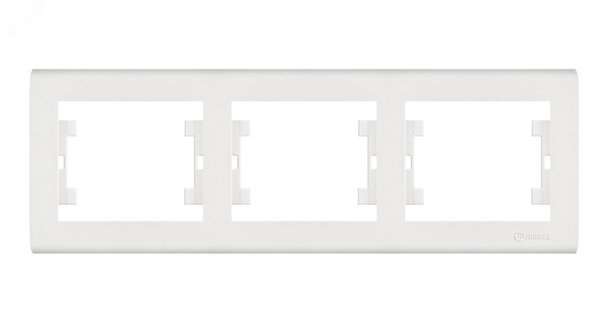 Рамка 3-м Manolya горизонт. бел. Makel 41001703