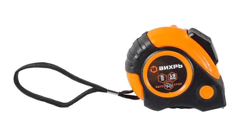 Рулетка 5мх19мм автостоп | 73/11/1/5 ВИХРЬ
