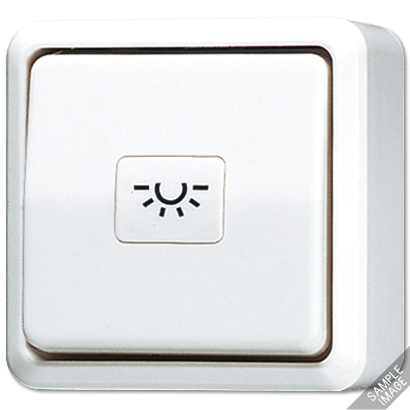 Кнопка накладная без фиксации 1п 1НО слоновая кость - 631A JUNG