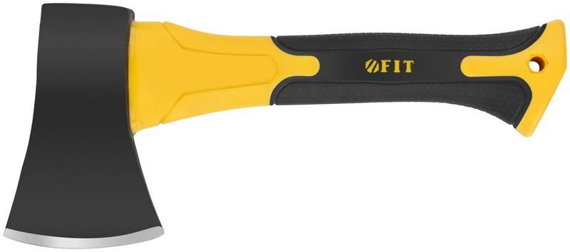 Топор туриста укороченный, кованая сталь, усиленная фиберглассовая ручка 450 гр. - 46258 РОС