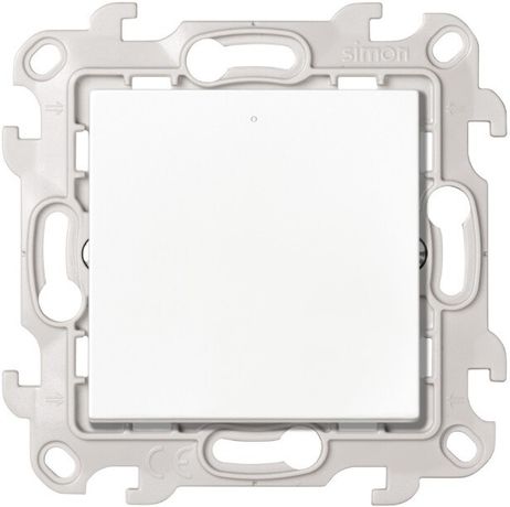 Однополюсный выключатель с подсветкой 10AX 250В белого цвета S24 Harmonie | 2420104-030 Simon