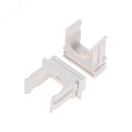 Держатель для труб (клипса) d20мм бел. (уп.100шт) Rexant 28-0120-6 MEET