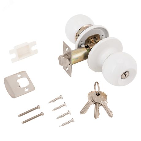 Защёлка АЛЛЮР 5560 WW белая кл/фикс - 1194 ПТК