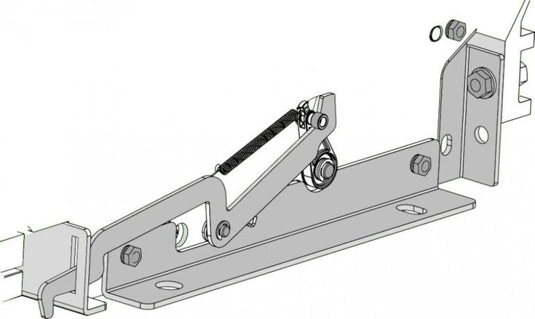 Блокировка дверцы ВА-732 DEKraft 27254DEK APC