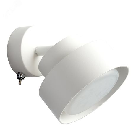 Светильник ДБО-12w GX53 без лампы наклонный с выключателем белый - HL3670 48413 FERON