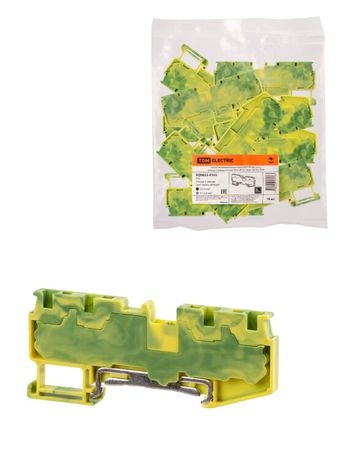 Зажим клеммный безвинтовой ЗКБ PEN быстрого зажима 4 вывода 2,5 мм2 (Ph-C PT 2,5-Q-PE) | SQ0822-0165 TDM