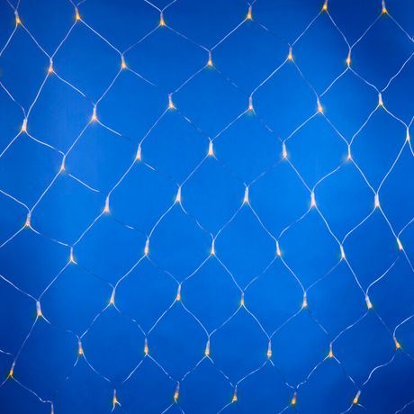 Сетка светодиодная с контроллером 240 светодиодов 2,5х2 м желтая IP20 провод прозрачный ULD-N2520-240/DTA YELLOW - 07939 Uniel