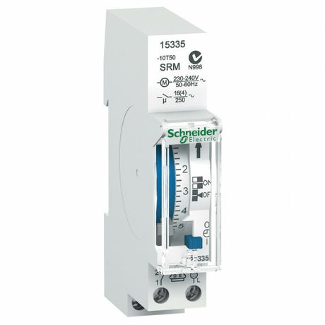 РЕЛЕ ВРЕМ. ЭЛ.МЕХ. IH 18MM 24ЧАСА 1КАНАЛ | 15335 Schneider Electric