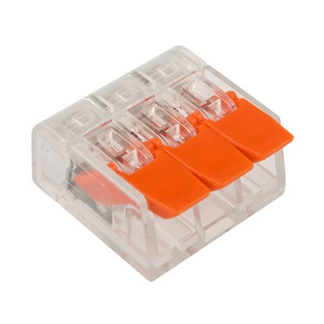 Универсальная компактная клемма СМК 221-413, 3-проводная до 4,0 мм² (20 шт./уп.) | 07-5203-20 REXANT MEET