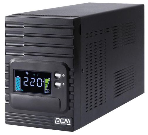 Источник бесперебойного питания Line-interactive SPT-3000-II LCD 3000 ВА/2400 Вт фазы 1/1 Tower Schuko - 1152569 POWERCOM