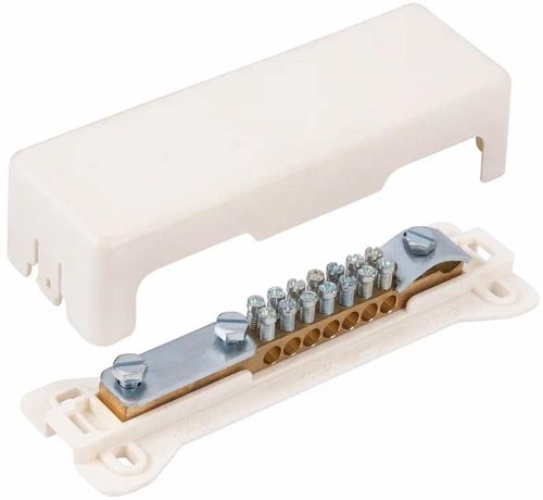 Шина уравнивания потенциалов, латунь(1809) | 5015073_V1 OBO Bettermann