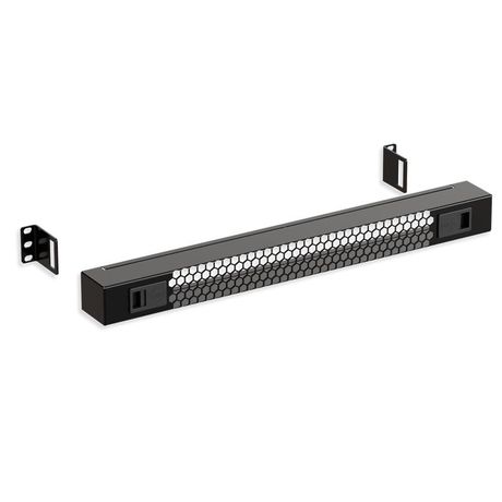 Экран защитный 1U. перфорированный 19 дюймов. черный RAL 9004 SYSMATRIX PS 0100.9000