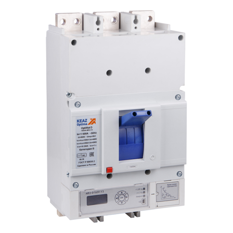 Выключатель автоматический OptiMat D1250N-MR2-У3-РЕГ | 353193 КЭАЗ