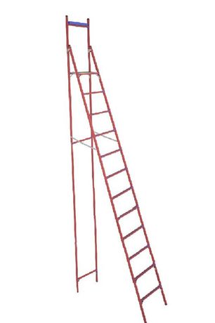 Стремянка стеклопластиковая диэлектр. с вертикальной опорой СВД-4.0 Евро Диэлектрик Д413762