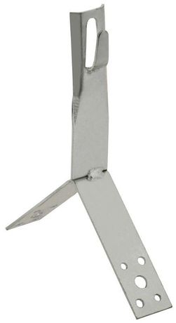 Держатель проводника круглого 6-8мм для конька h=100мм нержавеющая сталь IEK - ZDP80-20-4-68-100