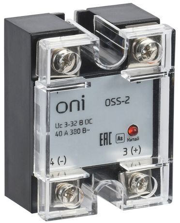 Реле твердотельное OSS-2 25А 380В AC 3-32В DC ONI | OSS-2-3-25-B IEK