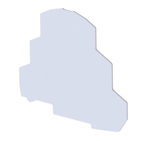 Крышка концевая OptiClip EPCP3L2.5-серый для клемм CP3L-2,5 - 331869 КЭАЗ