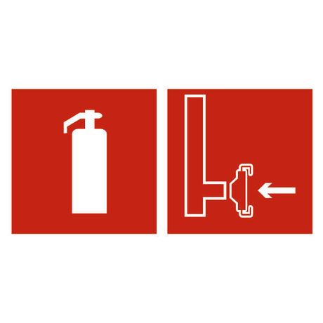 Знак безопасности NPU-3413.F36"Огнетушитель и сухотрубный стояк" Белый свет a19232 BS