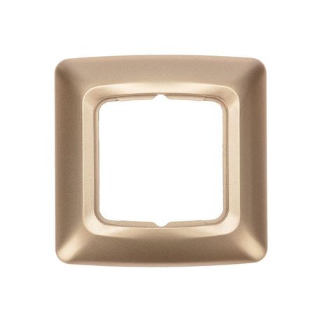 Рамка 1-я горизонтальная DEA зол. метал. Kranz KR-78-0315