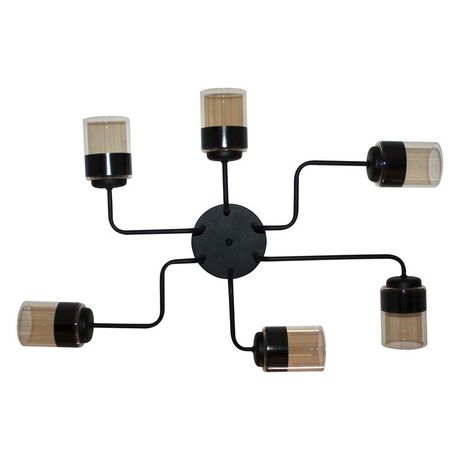 Светильник Техно 162 черн. (Плафон 8396) НСБ 01-6х60-114 Е27 ИУ - 1005404588 Элетех