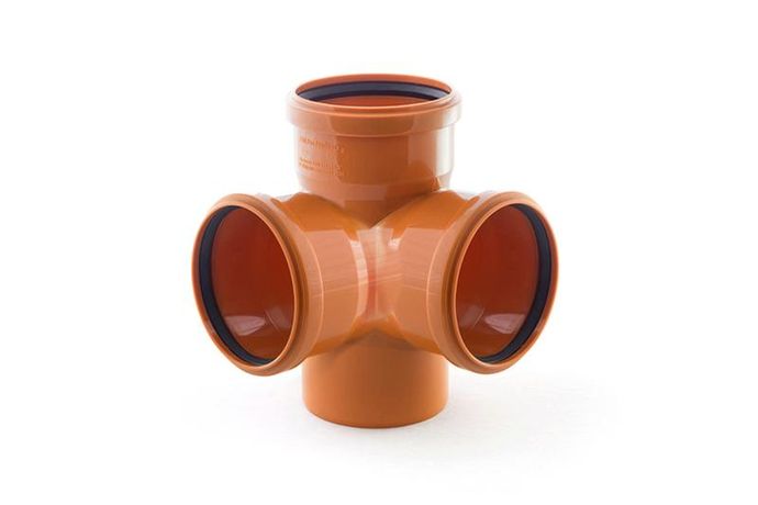 Крестовина двухплоскостная НК ПП 110/110/110х87 рыж. RTP 36552