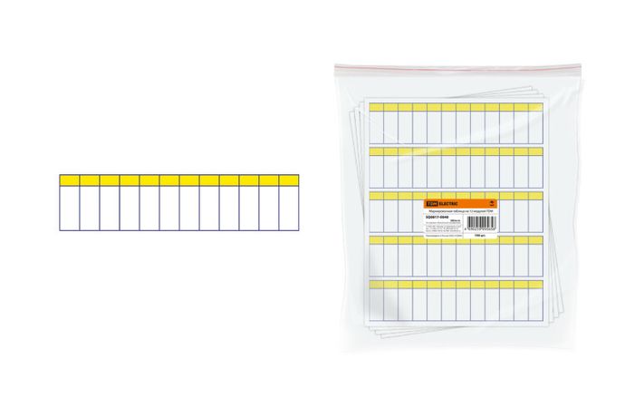 Маркировочная таблица на 12 модулей | SQ0817-0040 TDM