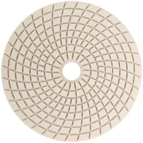 Круг шлифовальный алмазный гибкий АГШК (липучка) влажное шлифование 125мм Р3000 FIT 39887 РОС