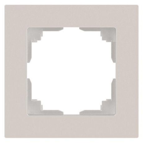 Рамка для розеток и выключателей Intro Accent 6-501-06 на 1 пост, СУ, перламутр | Б0063753 ЭРА