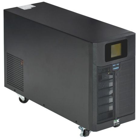 Источник бесперебойного питания Line-interactive 5000 ВА/4000 Вт, фаза 1/1, LCD дисплей, 48VDC с АКБ 4х17AH, USB, Schuko - ELT-5000VA-1-004-S IEK