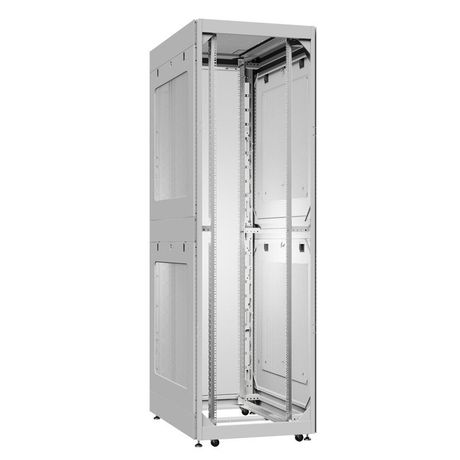 Шкаф серверный 52U 800х1000 передняя дверь: без. задняя одностворчатая глухой металл IP51. боковые панели: перфорированные. цвет: серый RAL7035 - EX 8052.7022 SYSMATRIX