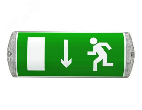 Светильник светодиодный пылевлагозащищенный с БАП TLM01 PC EM0 3 ч. 363х132х75мм 3Вт 5000K , ч., РТ Лм IP65 прозр | 85678 TechnoLux