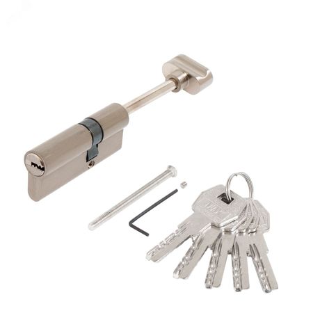 Механизм цилиндровый Стандарт MAX 75 S (45x30S) SN 5кл перф.ключ/верт. - 14847 ПТК