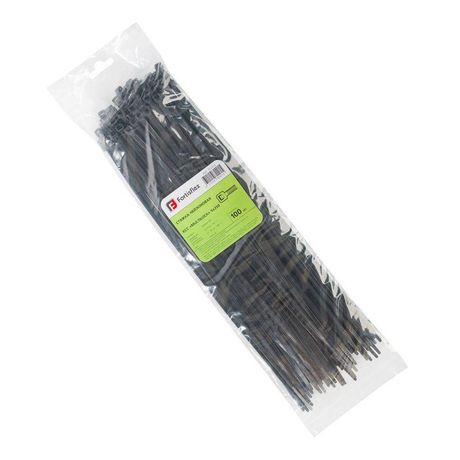 Стяжка нейлоновая КСС «MULTILOCK» 5х350 (черн) (100шт) | 102322 Fortisflex КВТ