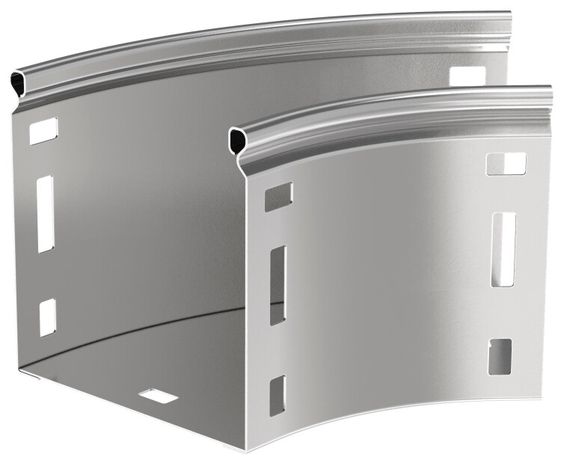 Поворот плавн. 45град тип Г01 ESCA 100х200мм | CPG01-0-45-100-200 IEK