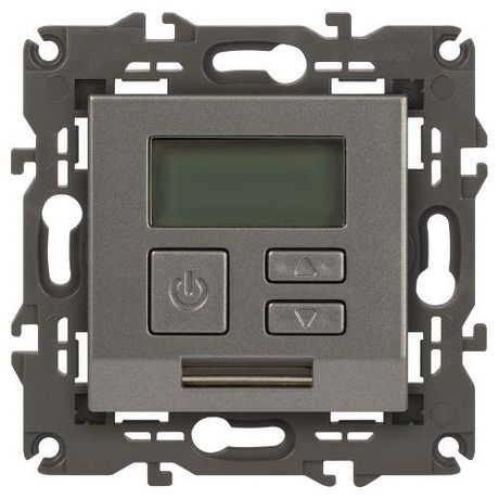 Терморегулятор универсальный 14-4111-16 230В-Imax16А Elegance титан Эра Б0065790