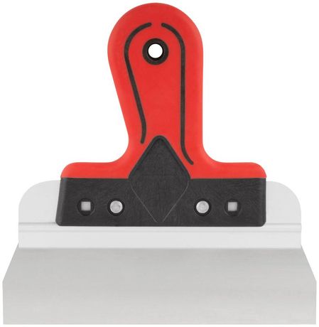 Шпатель фасадный Профи 200мм прорезиненная ручка нерж. сталь КУРС 06422