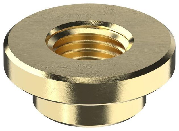 Гайка стальная круглая М6 | YIS40D-GS-06 IEK