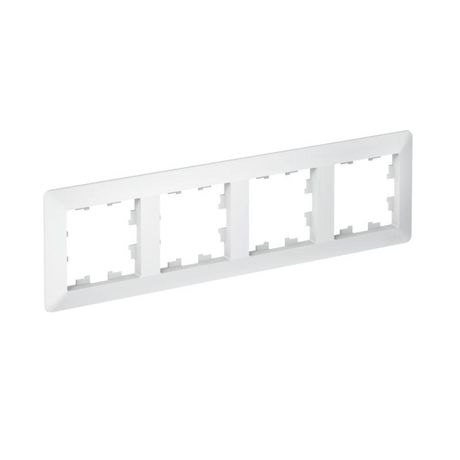 Рамка 4-м AtlasDesign Air лотос/дым. бел. SE ATN221304 APC