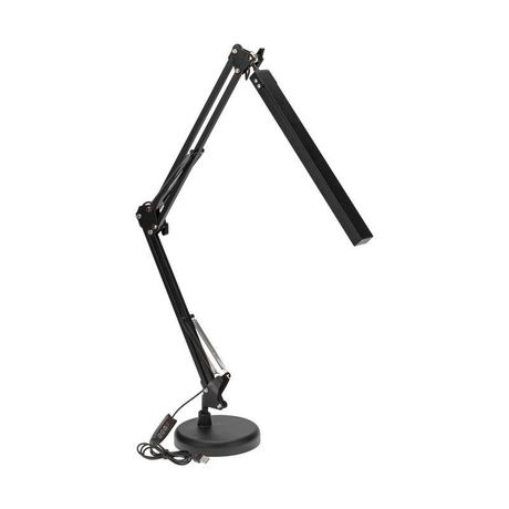 Светильник настольный с 2 креплениями (подставка и струбцина) LED 10 Вт черный диммером - 75-0225 MEET