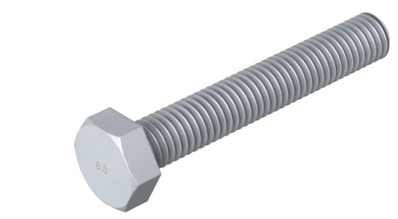 Болт с шестигранной головкой М6х30 DIN 933 SKS G RU OBO 6838136 Bettermann M6x30