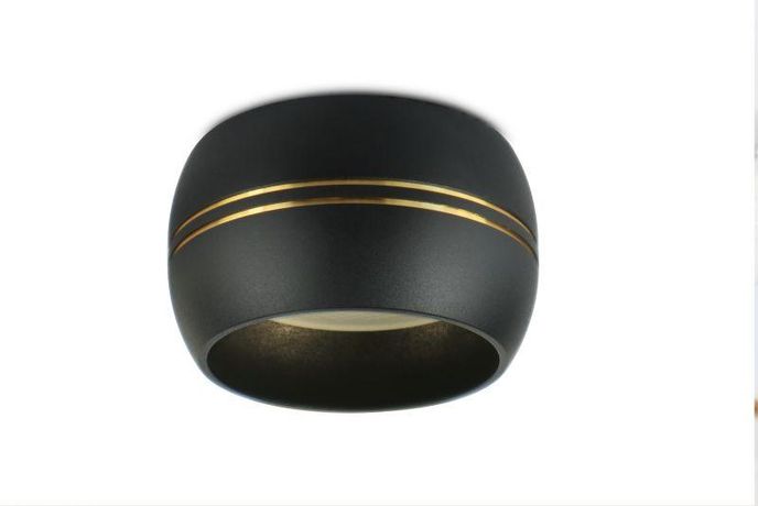 Светильник накладной подсветка OL13 GX53 BK/GD под лампу Gx53, алюминий, цвет черный/золото (40/1440) | Б0049036 ЭРА