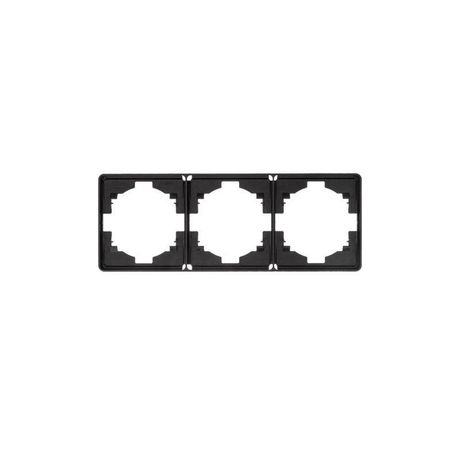 Рамка ROUND 3-постовая оникс | KR-78-0753-3 Kranz