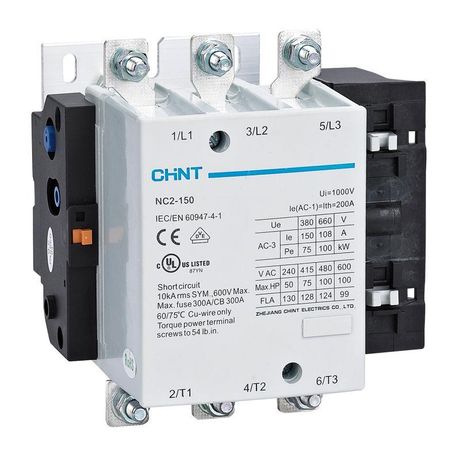 Контактор NC2-150 150А 110В/АС3 50Гц (R) | 236579 CHINT