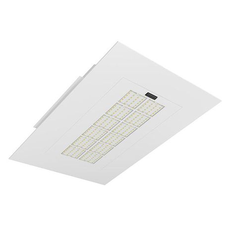 Светильник LED KEDR 2.0 АЗС (СВП) 150Вт 24000Лм 5,0К КСС Д прозрачный рассеиватель IP67 встраиваемый - LE-СВП-32-150-1902-67Х ЛЕД-Эффект